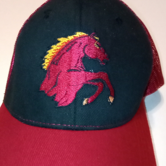 Vintage Red Horse Baseball Hat Crown Collection - Picture 2 of 5
